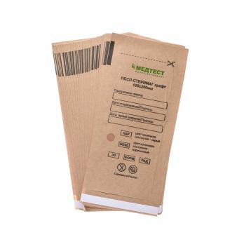 ПБСП-СтериМаг пакет самоклеющиеся Из крафт-бумаги, с индикатором 100*200 100 шт